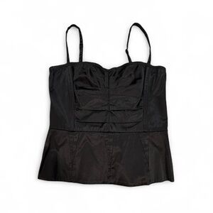 Y2K Moda International bustier corset satin top